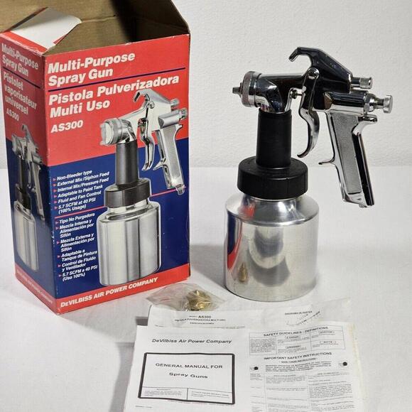 DeVilbliss Air Power AS300 Multi-Purpose Spray Gun - Picture 5 of 11
